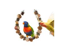 Giocattoli Naturali per Uccelli | Masticatore Naturale in Legno Gioco da Rosicchiare | Giochi per Inseparabili Piccoli e in Legno - per la Salute del Becco per Gabbie di Piccoli e Pappagalli