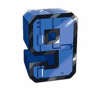 Giocattoli numerici - Trasformare le action figure | Set da robot ABS | Cifre staccabili, apprendimento della matematica educativo, materiale ecologico, per regali di compleanno e vacanze per bambi
