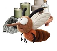 Giocattoli peluche - bambola ripiena a mosca da 7,09x5,51 pollici per morbide e graziose ciondoli con materiale per la pelle, giocattolo per bambini per ragazzi di Natale, design ado
