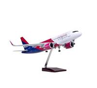 Giocattoli per aeroplani pressofusi 47 cm per A320 Neo Wizz Luce per Aeroplano con Ruota Carrello di atterraggio Aerei in Resina pressofusa Decorazione Modello di Aereo Domestico per Raccolta ed