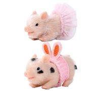 Giocattoli per animali per bambini - Simpatici maialini realistici, giocattoli in silicone per ragazzi e ragazze, calze di Natale per compleanni | Divertenti decorazioni per la casa Gioco da fattoria