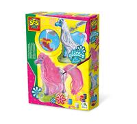 GIOCATTOLI PER ARTE E ARTIGIANATO SES CREATIVE Cavalli Glitter per Bambini - Kit per Pittura Acrilica 24 Colori
