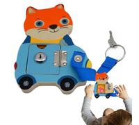 Giocattoli per auto con serratura e - Accessori fatti a mano, serrature di apprendimento | Giocattoli di sblocco di intelligenza educativa infantile, attività prescolari giocattolo educati