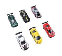 Giocattoli per Auto da Corsa retrò, Modellini di Auto Pressofusi in Lega di Metallo da 6 Pezzi per Ragazzi, Veicoli da Tirare Indietro con Design da Collezione in Miniatura per (Tipo 3)