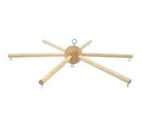 Giocattoli per bambini, Appendiabiti mobile per culla, Campanelli eolici a sei zampe Appendino mobile in legno, per cellulari da soffitto per camera da letto per bambini Decorazione giocattolo Neonat