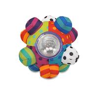 Giocattoli per bambini, colorati, con sonaglio a palla, con campanellino, giocattolo per lo sviluppo e l'apprendimento, giocattolo stereo creativo per neonati, con palla di stoffa stereoscopica