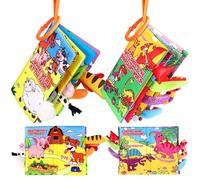 Giocattoli per Bambini da 3 6 12 Mesi, Libro per Bambini 2pack Dinosauri e Animali Della Fattoria Temi, Regalo per Bambini per Ragazzo Ragazza