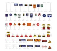 Giocattoli Per Bambini Per Bambini | Piccoli Segnali Stradali Giocattoli Educativi | Punteggio Del Parcheggio Per L'illuminazione Del Puzzle Playset Per Il Gioco Auto, I Viaggi, Le Attività All'aperto
