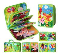 Giocattoli per bambini piccoli, Libro Montessori Busy Book, Libro in feltro per educazione precoce prescolare, Giocattolo interattivo da viaggio, Libro silenzioso interattivo educativo per bambini, Ta