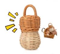 Giocattoli Per Bambini - Rattan Baby Rattle | Giocattolo Handbell Infantile | Giocattoli Intrecciati Rattan Rattle | Gioco Per Insegne Naturali Naturali Dello Sviluppo Per Il Passeggino Da Ragazzo