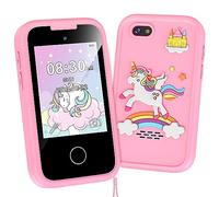Giocattoli per bambini Smart Phone per le ragazze, regali di compleanno di Natale per 3-10 anni ragazza ragazzo giocattoli, 2,8 “Touchscreen Toddler apprendimento telefono cellulare giocattolo