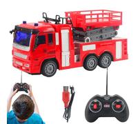 Giocattoli per camion dei pompieri per bambini, modello di camion dei pompieri per bambini,Giocattolo per auto modello di camion dei pompieri per bambini | Giocattoli per camion da costruzione con eff