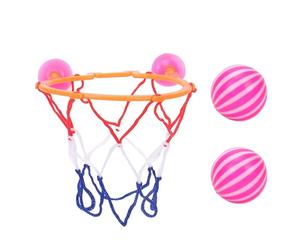 Giocattoli Per Canestro Da Basket Da Bagno - Divertente Set Da Gioco Di Basket Per Vasca Da Bagno, Design Forte Del Cerchio A | Set Da Gioco Per Bambini Con Palline Morbide, Giocattolo Per Att
