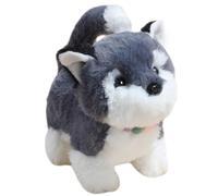 Giocattoli per cani che abbaiano e camminano, Giocattoli per cuccioli a piedi - Giocattolo per cani finti - Giocattoli interattivi elettronici per cuccioli di peluche, giocattolo per cani finti,