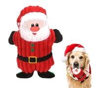 Giocattoli per cani Grinching - Giocattoli per cani a forma di Babbo Natale | Giocattoli morbidi per cani, snack alla frutta in peluche, giocattoli per dentizione per cani, giocattoli interattivi per