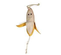 Giocattoli per cavalli come intrattenimento, Box, Paddock, pascolo Giocattoli per cavalli contro la noia robusti in pelle scamosciata (Banana)