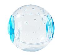 Giocattoli per criceto - Palla per criceto - Giocattolo per criceto - Palla per criceti nani - Traspirante, silenziosa, per criceti, 17,8 cm, palla per criceti nani, pallina da corsa, trasparente, 7