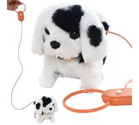 Giocattoli per cuccioli per bambini, giocattolo per cani da passeggio | Walking Dog Fur-real Pets Animali di peluche realistici - Cane giocattolo, animale domestico interattivo, animale di peluche