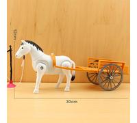 Giocattoli per e carretti,Giocattoli per carretti trainati da, Giocattolo per carrozza elettrica trainata da, Carrello giocattolo elettrico retrò, decorazione modello di carrozza per 1-5 anni, bambi