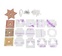 Giocattoli per foraggiamento per uccelli, foraggiamento dal basso verso l'alto Giocattolo per uccelli Cubi per foraggiamento Giocattolo per uccelli con tazze in acrilico