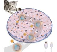Giocattoli per gatti Interattivi Nascondi e Cerca Giocattoli per gatti con movimento attivato dal movimento, giocattolo automatico per gatti a rotolamento rapido, stimola istinti di caccia per gatti
