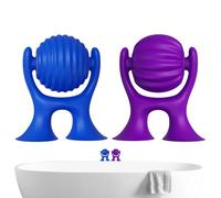 Giocattoli Per Il Bagno Con Ventose - 2 Pezzi di Rotanti e Silenziosi | Giocattoli Antistress Con E Superficie Strutturata - Per Bambini A Casa E In Viaggio