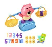 Giocattoli per il conteggio 'equilibrio, gioco di matematica per l'equilibrio 'orso | Gioco di matematica sull'equilibrio 'orso divertente cartone animato con 12 anatre | Giocattoli educativi per il c