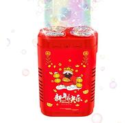 Giocattoli Per Il Produttore Di Bolle | Automatico, A Prova Di Perdite, 48 Fori | Bubble-Machine | Giocattolo Per Le Bolle Dei Fuochi D'artificio | Design Durevole, Effetti Vibranti | Per Bambini, Rag