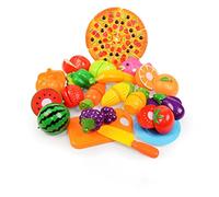 Giocattoli per il taglio del cibo per bambini giocano cibo da 24 pezzi/set giocattolo bpa frutta gratis verdure giocate giocate da cucina per ragazzi giocattoli da taglio da regalo per bambini