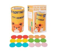 Giocattoli Per La Ordinazione Del Colore - Secchio Di Ordinamento Del Colore In Legno, Gioco Di Associazione Portatile | Giocattolo Di Apprendistato Sensoriale Per I Piccoli, Sviluppo Di Motricità