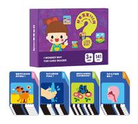 Giocattoli Per La Prima Infanzia, Flashcard Cognitivi Del Bambino, Strumento Di Apprendimento Precoce, Apprendimento Interattivo, Design Portatile, 11.4x8.2x2,8 Cm, Per Età Da 4-6 Ragazzi Da Ragazzi L