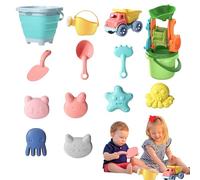 Giocattoli per la Spiaggia e la Sabbia - Gioco Portatile all'Aperto con Set Secchiello e Pala,Set di Giocattoli da Sabbiera | per Piscina Cortile Giardino e Giochi