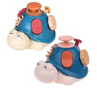 Giocattoli per l'apprendimento dei bambini a forma di tartaruga colorata Puzzle Sensoriale Sviluppo Baby Giocattolo Mano Occhio Coordinazione Attività prescolare