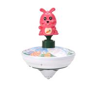 Giocattoli per l'apprendimento musicale, luce musicale girevole, giocattolo educativo con suoni divertenti, giocattolo a forma di coniglio con colorate, accessorio di gioco per bambini