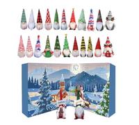 Giocattoli per l'Avvento di Natale | Gnomi 2025 Con Calendario 'Avvento Per Natale Figurine,Decorazione Per Famiglie Adulti Bambini Ragazzi