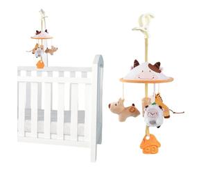 Giocattoli Per Passeggino - Giocattolo Musicale Da Sospensione Per Bambini, Tema Della Fattoria Con Ombrelli, Attacco Interattivo Per Seggiolino Auto, Divertente Compagno Di Viaggio Per Bambini | Raga