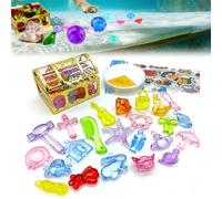 Giocattoli Per Piscina Per Immersioni - Affondatori Di Gemme Colorate Da 2x3 Cm, Sviluppa Il Gioco Del Tesoro Del Forziere Dei Pirati Con Spirito Avventuroso | Giocattolo Per L'allenamento Nuoto S