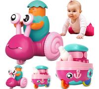 giocattoli per ragazze di 1-2 anni, giocattoli per auto per ragazze di 1 anno, push go auto giocattolo per bambini 1-3, giocattolo di apprendimento per bambini 6-9-12-18 mesi, set di giocattoli per