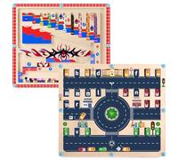 Giocattoli per ragazzi 2 in 1 Montessori Giocattoli Magnetici Colore e Numero Labirinto per Bambino Ragazzi Regali Magnetici Alfabeto Labirinto Alfabeto Imparare Prescolare Attività Educative Puzzle