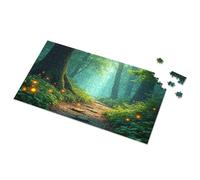Giocattoli per ragazzi 4-6 Magico sentiero forestale con luci incandescenti, puzzle per adulti, 1500 pezzi (1000 pezzi)