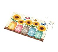 Giocattoli per ragazzi 4-6 messaggi floreali in barattoli colorati puzzle libri per adulti 1500 pezzi puzzle (300 pezzi)