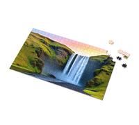 Giocattoli per ragazzi 4-6 Nature'S Majesty: A Majestic Waterfall In The Wild Picture Puzzle Libri per adulti 1500 pezzi Puzzle (300 pezzi)