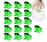 Giocattoli Per Rane Di - Mini Giocattoli Per Rane Verdi Da 16 Pezzi, Figure Di Design Per Occhiali Da Sole Galleggianti | Giocattolo Da Nuoto Per Vasca Da Bagno, Animale Da Gioco Acquatico Per B