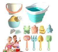 Giocattoli per sandbox per bambini piccoli, set di giocattoli di sabbia | Strumenti di acqua e mare | di gioco interattivi, strumenti di costruzione con secchio e pellet per ragazzi ragazze