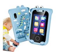 Giocattoli per Smartphone per Bambini, Smartphone per Giocattoli per Bambini,Giocattoli Di Apprendimento per Telefoni Cellulari per Piccoli con Doppia Fotocamera - Apprendimento Giocattoli per