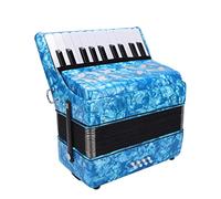 Giocattoli Per Strumenti A Fisarmonica Per Bambini, 22 Tasti 8 Bassi In Celluloide Giocattolo Per Fisarmonica Per Bambini Piccola Fisarmonica Professionale Con Cinghie Regolabili, Per(Blu)