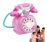 Giocattoli per telefono per bambini - Telefono giocattolo per bambini | Presentare le scelte di telefonata fissa, Giocattoli per giocare | Chiamami Rotary Telefono con musica e narrazione per i