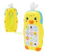 Giocattoli per telefono - Telefono analogico dei cartoni animati per 6 mesi+ con controllo del volume della luce morbida | Giocattoli musicali educativi precoci per bambini | Telefono portatile per la