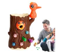 Giocattoli per Uccelli magnetici per Bambini Piccoli Giocattolo di Picco Verme Giocattolo di apprendimento prescolare Colori Vivaci, Gioco di Cattura interattivo per | Giocattoli Puzzle educativi
