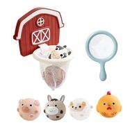 Giocattoli per Vasca Da Bagno Per Bambini | Gioco Interattivo Con Acqua,Anello Da Basket Vasca Da Bagno Bambini | Viaggio, Piscina e Bagno Adatto E Adatto